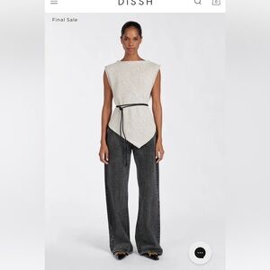 DISSH Cream Tank Top